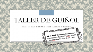 taller guiñol